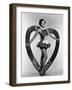 Leslie Caron, Mgm Valentine's Day Pin-Up, Early 1950s-null-Framed Photo