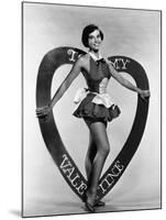 Leslie Caron, Mgm Valentine's Day Pin-Up, Early 1950s-null-Mounted Photo