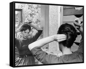 Leslie Caron - The L-Shaped Room-null-Framed Stretched Canvas