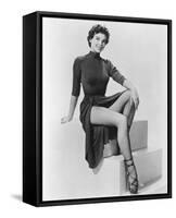 Leslie Caron-null-Framed Stretched Canvas