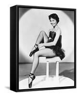 Leslie Caron-null-Framed Stretched Canvas