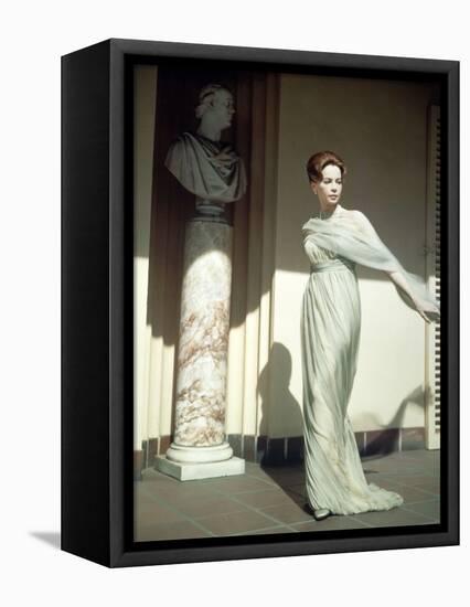 Leslie Caron-null-Framed Stretched Canvas