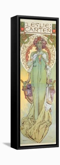 Leslie Carter (1862-1937), 1908-Alphonse Mucha-Framed Stretched Canvas