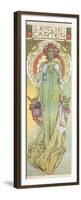 Leslie Carter (1862-1937), 1908-Alphonse Mucha-Framed Premium Giclee Print