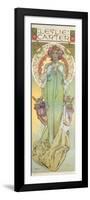 Leslie Carter (1862-1937), 1908-Alphonse Mucha-Framed Premium Giclee Print