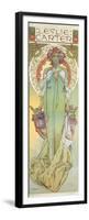 Leslie Carter (1862-1937), 1908-Alphonse Mucha-Framed Premium Giclee Print