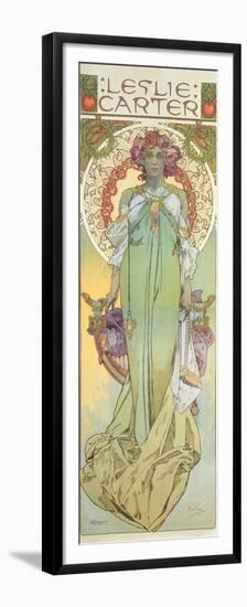 Leslie Carter (1862-1937), 1908-Alphonse Mucha-Framed Premium Giclee Print