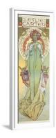 Leslie Carter (1862-1937), 1908-Alphonse Mucha-Framed Premium Giclee Print