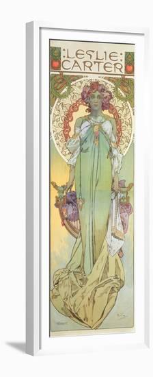 Leslie Carter (1862-1937), 1908-Alphonse Mucha-Framed Premium Giclee Print