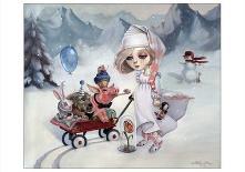 Snow-Leslie Ditto-Art Print
