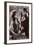 Leslie Howard and Merle Oberon in the Scarlet Pimpernel-null-Framed Photographic Print