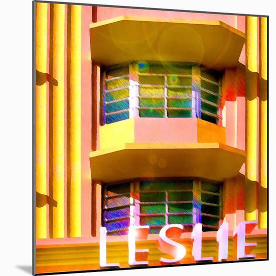 Leslie, Miami-Tosh-Mounted Art Print