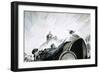 Leslie Pennal, Pioneering Mechanic of the Early Racing Days-Graham Coton-Framed Giclee Print