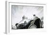 Leslie Pennal, Pioneering Mechanic of the Early Racing Days-Graham Coton-Framed Giclee Print