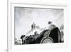 Leslie Pennal, Pioneering Mechanic of the Early Racing Days-Graham Coton-Framed Giclee Print