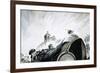 Leslie Pennal, Pioneering Mechanic of the Early Racing Days-Graham Coton-Framed Giclee Print