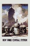 New York Central System-Leslie Ragan-Framed Art Print