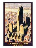 Rockefeller Center, New York-Leslie Ragan-Stretched Canvas