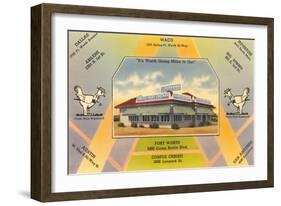 Leslie's Chicken Shack, Waco, Texas-null-Framed Art Print