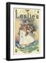 Leslie's, Father Christmas Santa Claus Ships Cruises Magazine, USA, 1914-null-Framed Giclee Print