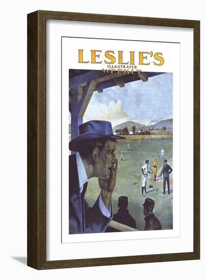 Leslie's Illustrated Weekly: Calling in an Opinion-null-Framed Art Print