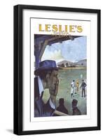 Leslie's Illustrated Weekly: Calling in an Opinion-null-Framed Art Print