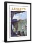 Leslie's Illustrated Weekly: Calling in an Opinion-null-Framed Art Print