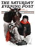 "'Lives of the Saints'," Saturday Evening Post Cover, February 24, 1923-Leslie Thrasher-Giclee Print