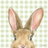 Garden Bunnies VII Green-Leslie Trimbach-Art Print