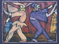 The Ten Paces (Commedia Dell'Arte)-Leslie Xuereb-Giclee Print
