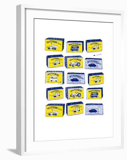 Lesney Matchbox Collection-Hanna Melin-Framed Giclee Print