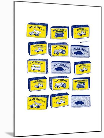 Lesney Matchbox Collection-Hanna Melin-Mounted Giclee Print
