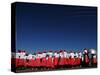 Lesotho Singers Wait to Perform During Ceremonies Held to Commemorate International Aids Day-null-Stretched Canvas