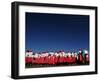 Lesotho Singers Wait to Perform During Ceremonies Held to Commemorate International Aids Day-null-Framed Photographic Print