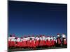 Lesotho Singers Wait to Perform During Ceremonies Held to Commemorate International Aids Day-null-Mounted Photographic Print