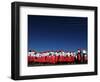 Lesotho Singers Wait to Perform During Ceremonies Held to Commemorate International Aids Day-null-Framed Photographic Print