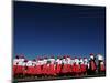 Lesotho Singers Wait to Perform During Ceremonies Held to Commemorate International Aids Day-null-Mounted Photographic Print