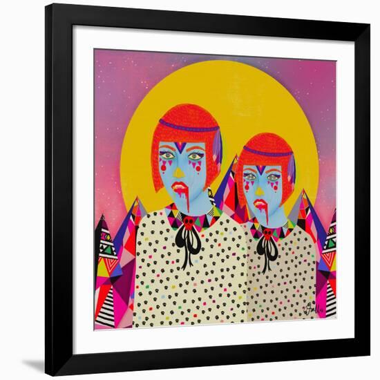 Less Human Everyday-Diela Maharanie-Framed Art Print