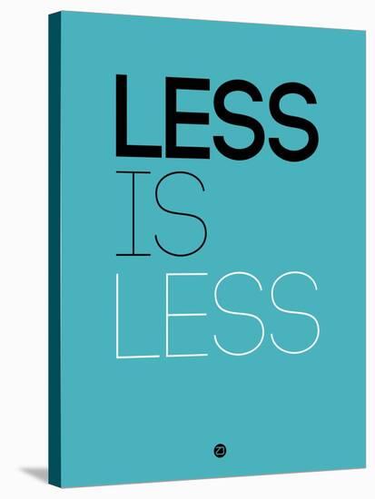 Less Is Less Blue-NaxArt-Stretched Canvas