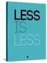 Less Is Less Blue-NaxArt-Stretched Canvas