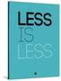 Less Is Less Blue-NaxArt-Stretched Canvas