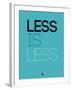 Less Is Less Blue-NaxArt-Framed Art Print