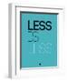 Less Is Less Blue-NaxArt-Framed Art Print