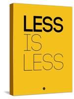 Less Is Less Yellow-NaxArt-Stretched Canvas