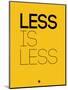 Less Is Less Yellow-NaxArt-Mounted Art Print
