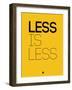 Less Is Less Yellow-NaxArt-Framed Art Print