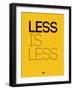 Less Is Less Yellow-NaxArt-Framed Art Print