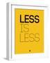 Less Is Less Yellow-NaxArt-Framed Art Print