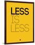 Less Is Less Yellow-NaxArt-Framed Art Print