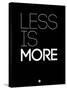 Less Is More Black-NaxArt-Stretched Canvas